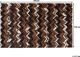 Χαλί Δερμάτινο Beliani 160 x 230 cm καφέ BALAT