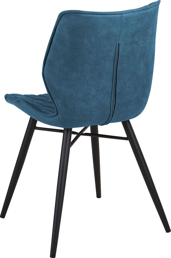 Beliani Σετ 2 καρέκλες τραπεζαρίας μπλε LISLE 8083481 4251682205146
