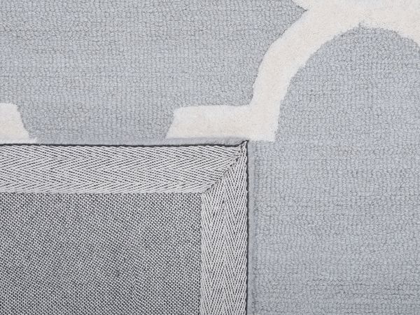 Βαμβακερό χαλί Beliani 200 x 300 cm γκρι SILVAN 8497445 4251682205825