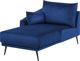 Γωνιακός καναπές Beliani Blue βελούδο VARDE 8083405 4251682226424