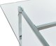 Τραπεζαρία Beliani Glass 160 x 90 cm ασημί ENVIA 11356104 4251682277747