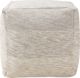 Beliani Pouf 40 x 40 x 40 cm ανοιχτό γκρι HIRRI 8083428 4260602379218