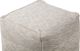 Beliani Pouf 40 x 40 x 40 cm ανοιχτό γκρι HIRRI 8083428 4260602379218