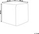 Beliani Pouf 40 x 40 x 40 cm ανοιχτό γκρι HIRRI 8083428 4260602379218