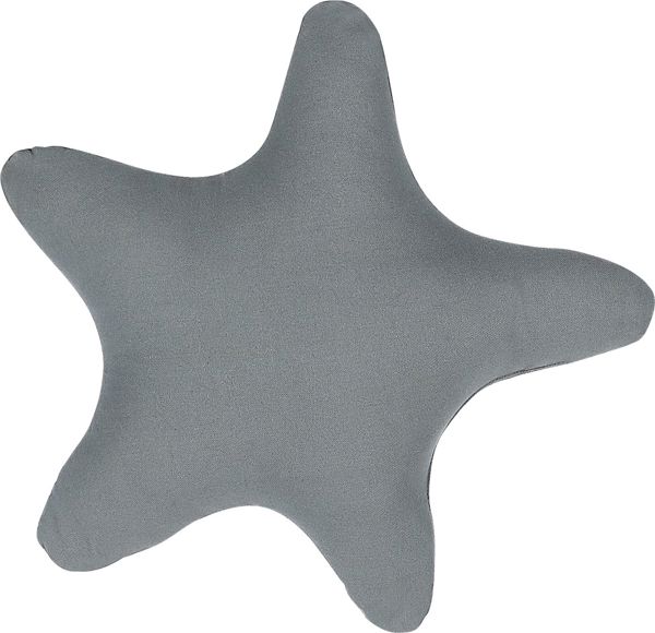Beliani Παιδικό μαξιλάρι αστεράκι 40 x 40 cm γκρι BHOPAL 7984474 4251682250184
