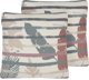 Beliani Lumarko 2 ριγέ διακοσμητικά μαξιλάρια 45 x 45 cm πολύχρωμα BIDENS! 11755407 4251682275804