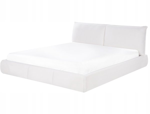 Κρεβάτι Boucle VINAY 180 x 200 cm Λευκό Lumarko!