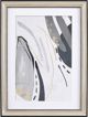 Beliani Εικόνα σε κορνίζα 30 x 40 cm γκρι HIDMO 8034590 4251682251372