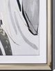 Beliani Εικόνα σε κορνίζα 30 x 40 cm γκρι HIDMO 8034590 4251682251372