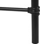 Beliani Μεταλλικό κρεβάτι 140 x 200 cm μαύρο LYNX 8406143 4251682259286