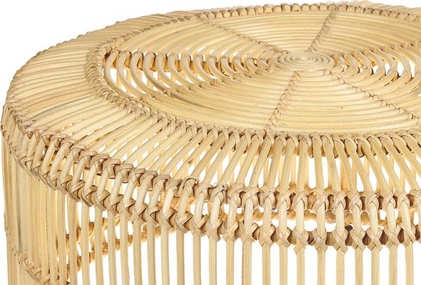 Τραπεζάκι σαλονιού Beliani Rattan, ανοιχτόχρωμο ξύλο, ΛΗΜΝΗ 8083152 4251682258340