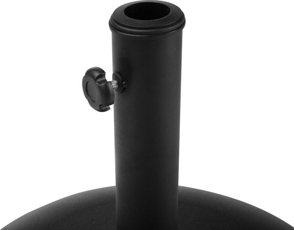 Βάση ομπρέλας Beliani 45 cm μαύρη CANZO (124788) 8083562 4260624112015