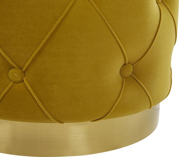 Beliani Σετ 2 πουφ με αποθήκευση, μουστάρδα PUEBLO 8034419 4251682242530