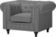 Beliani 4θέσιο σετ σαλονιού μεγάλο ανοιχτό γκρι CHESTERFIELD 8034755 4251682203333