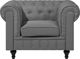 Beliani 4θέσιο σετ σαλονιού μεγάλο ανοιχτό γκρι CHESTERFIELD 8034755 4251682203333