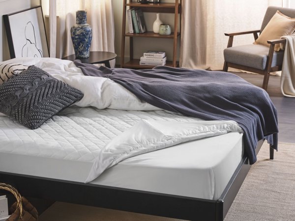 Beliani Βαμβακερό προστατευτικό στρώματος 160 x 200 cm PUMORI 11356928 4251682280235
