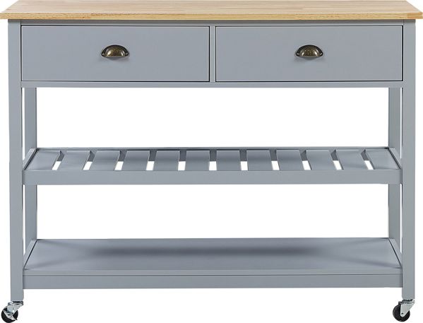 Καρότσι κουζίνας Beliani Grey NAVARINO 8083194 4251682241335