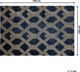Beliani Χαλί Viscose VEKSE, Γεωμετρικό Μοτίβο, Μπλε, 160x230 cm
