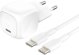 Belkin BOOST↑Charge USB-C Φορτιστής Τοίχου 20W PD PPS με Καλώδιο USB-C σε USB-C 1m, Λευκό, WCA009KQ1MWH-B6