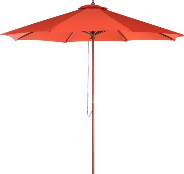 Ομπρέλα Beliani Garden Toscana II κόκκινη 270 cm 8171241 4260580928095