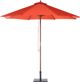 Ομπρέλα Beliani Garden Toscana II κόκκινη 270 cm 8171241 4260580928095