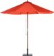 Ομπρέλα Beliani Garden Toscana II κόκκινη 270 cm 8171241 4260580928095