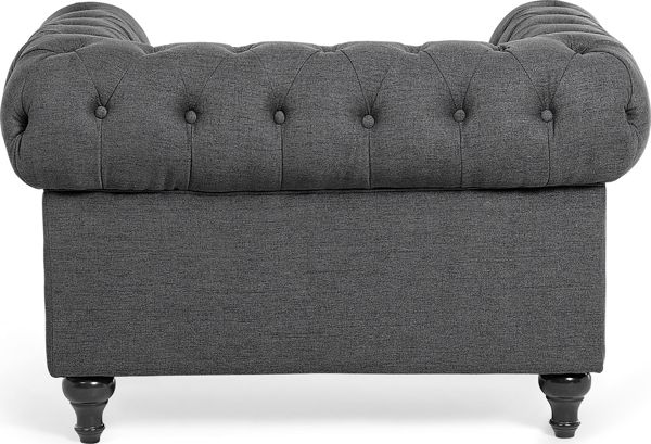 Πολυθρόνα Beliani Grey CHESTERFIELD 7984237 4260580922192