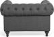 Πολυθρόνα Beliani Grey CHESTERFIELD 7984237 4260580922192