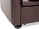 Beliani Πολυθρόνα Chesterfield Δερμάτινη Καφέ 8083463