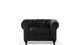 Σετ σαλονιού Beliani Velor για 4 άτομα, μαύρο CHESTERFIELD 8034742 4260624112169