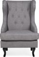 Beliani Grey wing πολυθρόνα ALTA 7984308 4260580938810