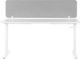 Θήκη γραφείου Beliani 180 x 40 cm ανοιχτό γκρι WALLY 8350981 4251682263030