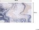 Beliani Μοκέτα Gebze 140x200cm, Αφηρημένο Σχέδιο, Μπεζ και Μπλε, Υψηλής Ποιότητας Τσόχα