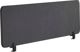 Θήκη γραφείου Beliani 160 x 40 cm σκούρο γκρι WALLY 8350987 4251682263016
