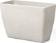 Γλάστρα Beliani Baris Ορθογώνια 60x27x41 cm, Μπεζ, Ανθεκτική σε Καιρικές Συνθήκες