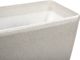 Γλάστρα Beliani Baris Ορθογώνια 60x27x41 cm, Μπεζ, Ανθεκτική σε Καιρικές Συνθήκες