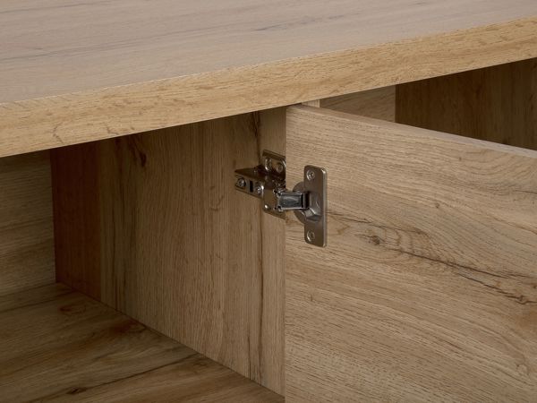 Βάση τηλεόρασης Beliani, ανοιχτό ξύλο TIMBER 8083079 4251682230094