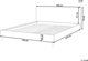 Εναλλάξιμη Επένδυση Κρεβατιού Beliani 140 x 200 cm Μπεζ FITOU