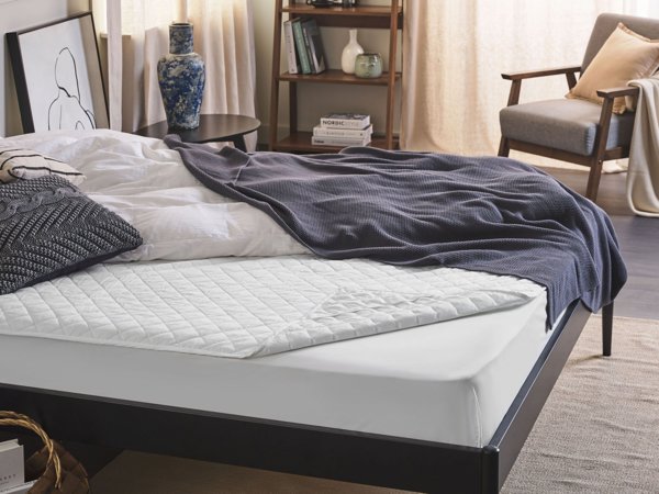 Beliani Βαμβακερό προστατευτικό στρώματος 160 x 200 cm MANASLU 11356927 4251682280198