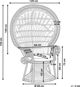 Beliani πολυθρόνα παγωνιού μπεζ rattan EMMANUELLE 7984273 4251682257916