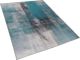 Μοκέτα Beliani Trabzon Μπλε 160 x 230 cm, Μοντέρνο Χαλί από Πολυεστέρα με Αφηρημένο Μοτίβο
