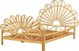 Κρεβάτι Peacock Beliani Rattan 140 x 200 cm ανοιχτόχρωμο ξύλο ΦΛΩΡΕΝΤΙΝΗΣ Lumarko! 13286050 4255664829405