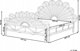 Κρεβάτι Peacock Beliani Rattan 140 x 200 cm ανοιχτόχρωμο ξύλο ΦΛΩΡΕΝΤΙΝΗΣ Lumarko! 13286050 4255664829405