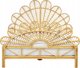 Κρεβάτι Peacock Beliani Rattan 140 x 200 cm ανοιχτόχρωμο ξύλο ΦΛΩΡΕΝΤΙΝΗΣ Lumarko! 13286050 4255664829405
