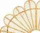Κρεβάτι Peacock Beliani Rattan 140 x 200 cm ανοιχτόχρωμο ξύλο ΦΛΩΡΕΝΤΙΝΗΣ Lumarko! 13286050 4255664829405