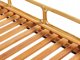 Κρεβάτι Peacock Beliani Rattan 140 x 200 cm ανοιχτόχρωμο ξύλο ΦΛΩΡΕΝΤΙΝΗΣ Lumarko! 13286050 4255664829405