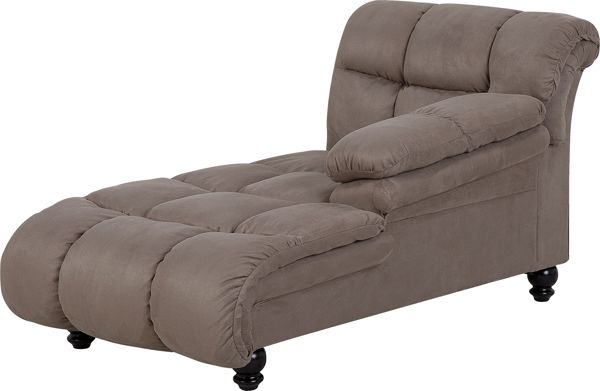Beliani Σεζλόνγκ καφέ-γκρι LORMONT 8034675 4251682218146