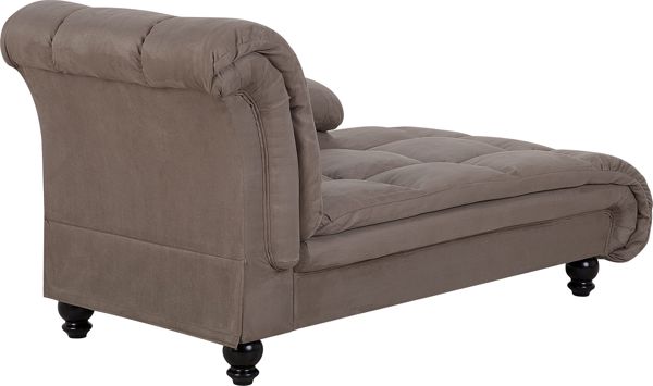 Beliani Σεζλόνγκ καφέ-γκρι LORMONT 8034675 4251682218146