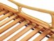 Κρεβάτι Beliani Rattan 140 x 200 cm ανοιχτόχρωμο ξύλο DOMEYROT Lumarko! 13286053 4255664829344