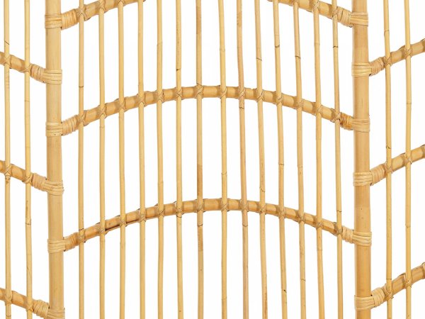 Κρεβάτι Beliani Rattan 140 x 200 cm ανοιχτόχρωμο ξύλο DOMEYROT Lumarko! 13286053 4255664829344